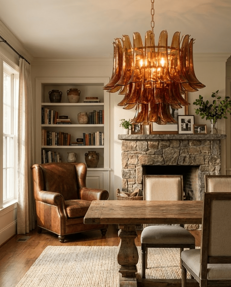 Grav Artistic Murano Glass Chandelier