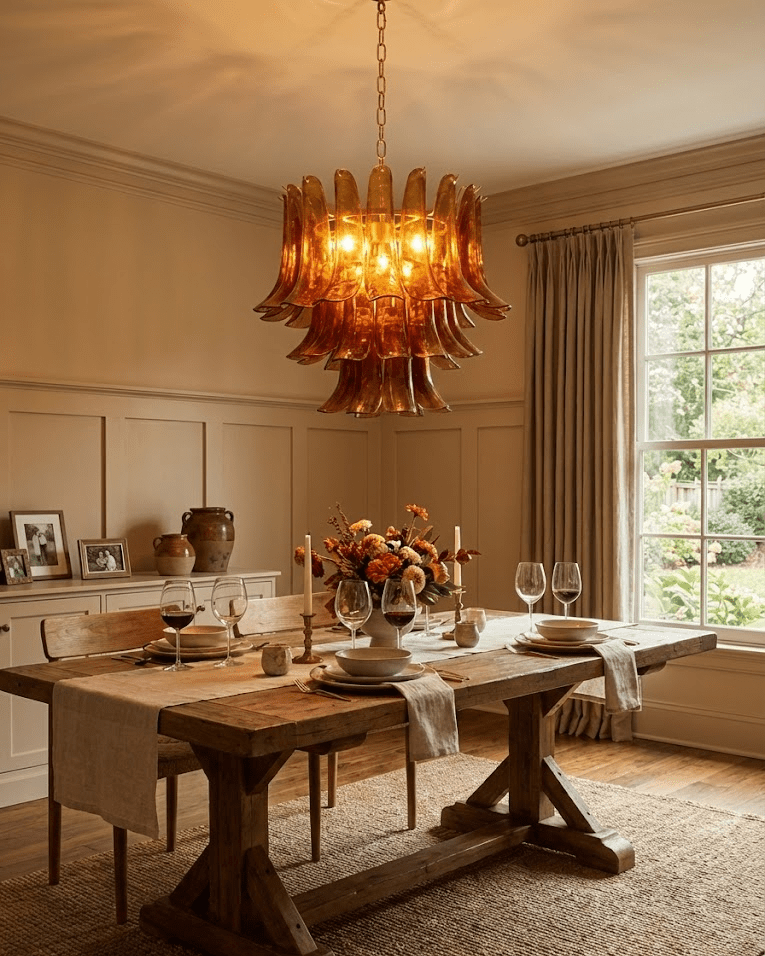 Grav Artistic Murano Glass Chandelier