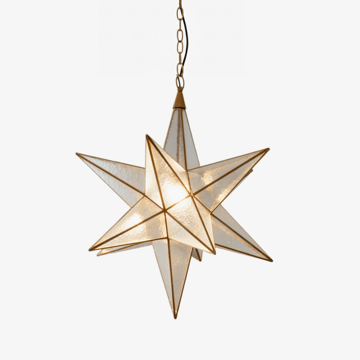 Sotr Elegant Glass Star Chandelier