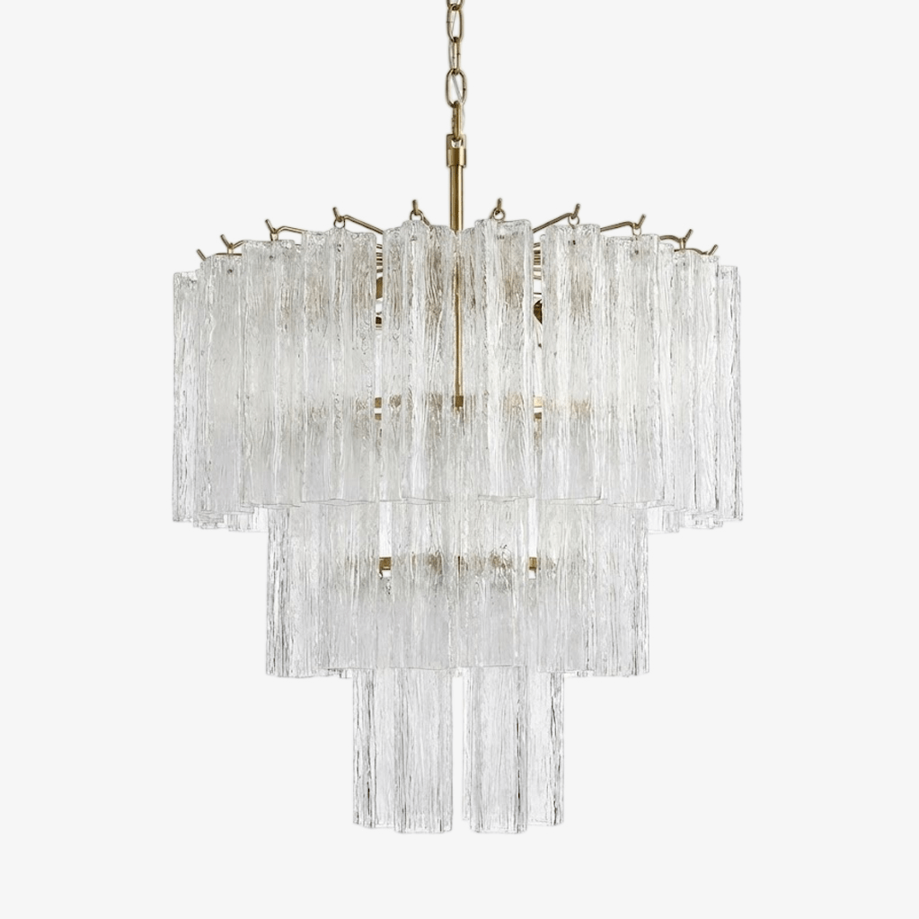 Wexn Glacier Tier Glass Chandelier