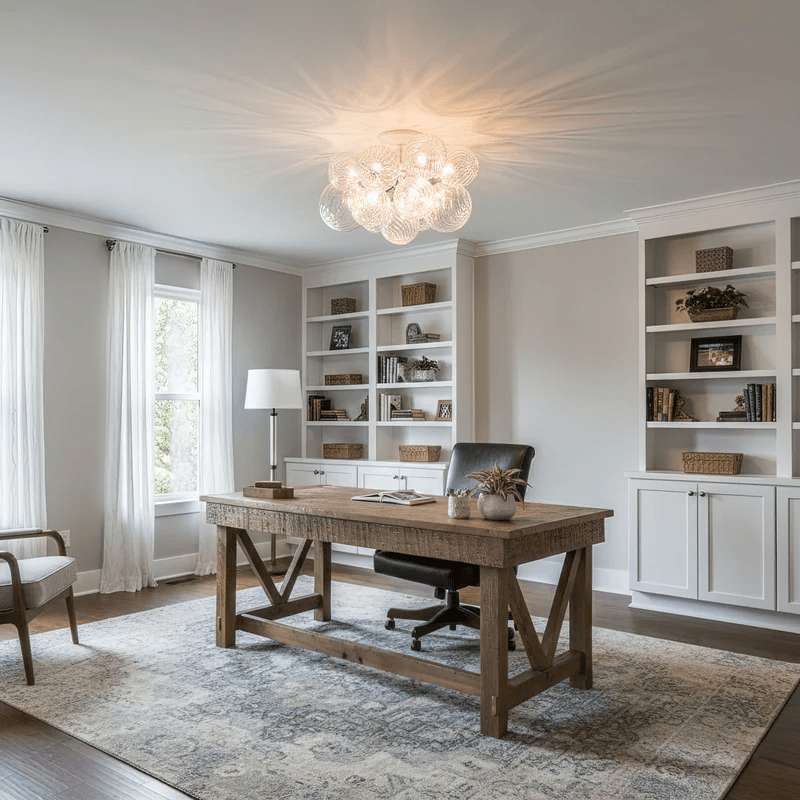 Veliira Elegent Glass Ceiling Light