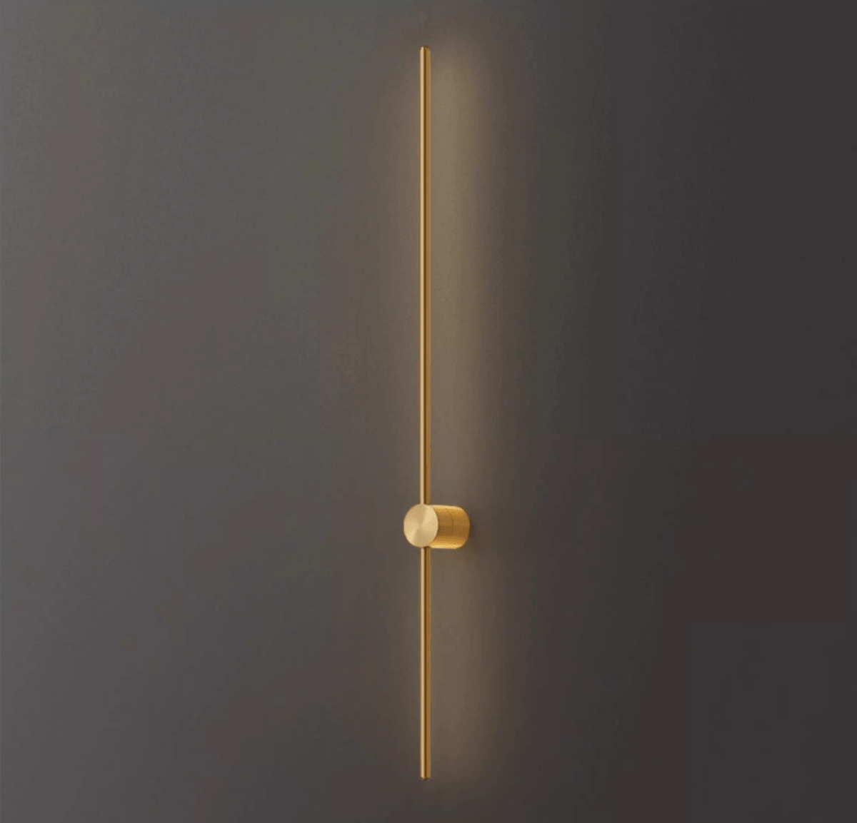 Nestx Brass Rod Minimalism Wall Lamp