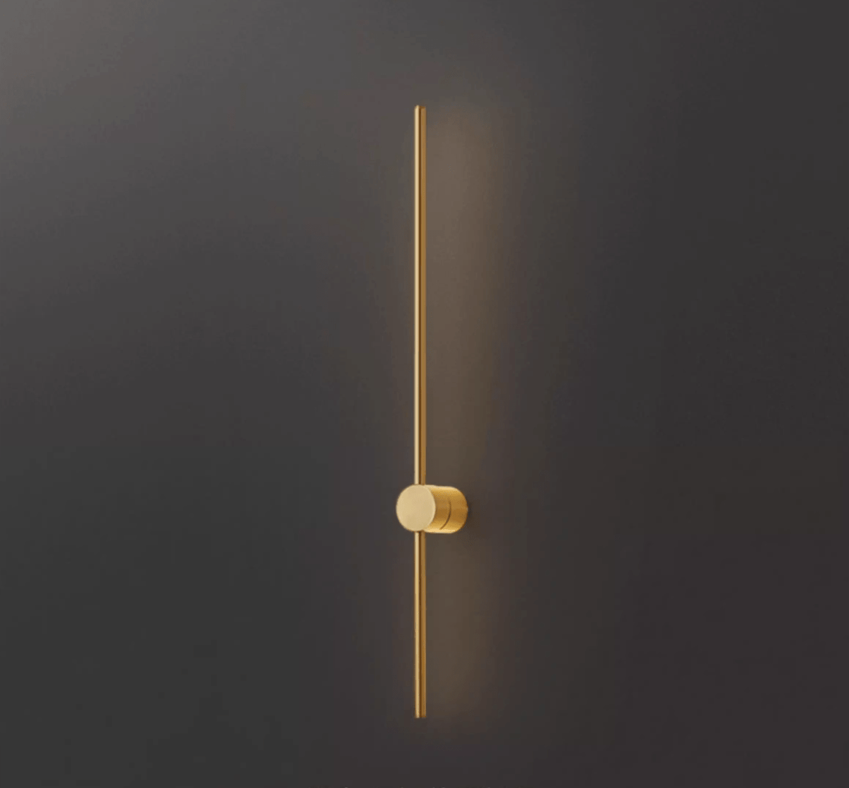 Nestx Brass Rod Minimalism Wall Lamp