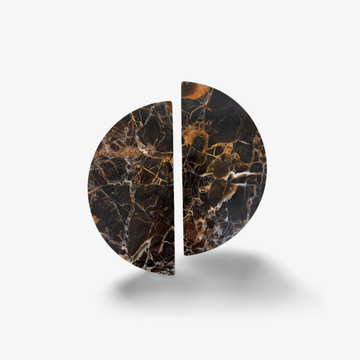 Dyrha Coffee Marble Door Handle