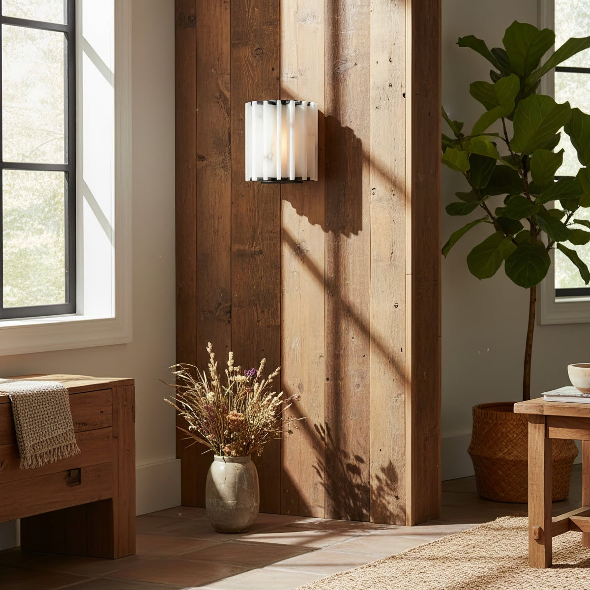 Altrix Alabaster Wall Lamp