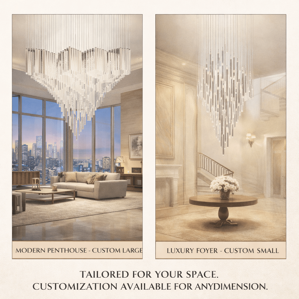 Lucanielle Diamond Cloud Strata Customize Chandelier