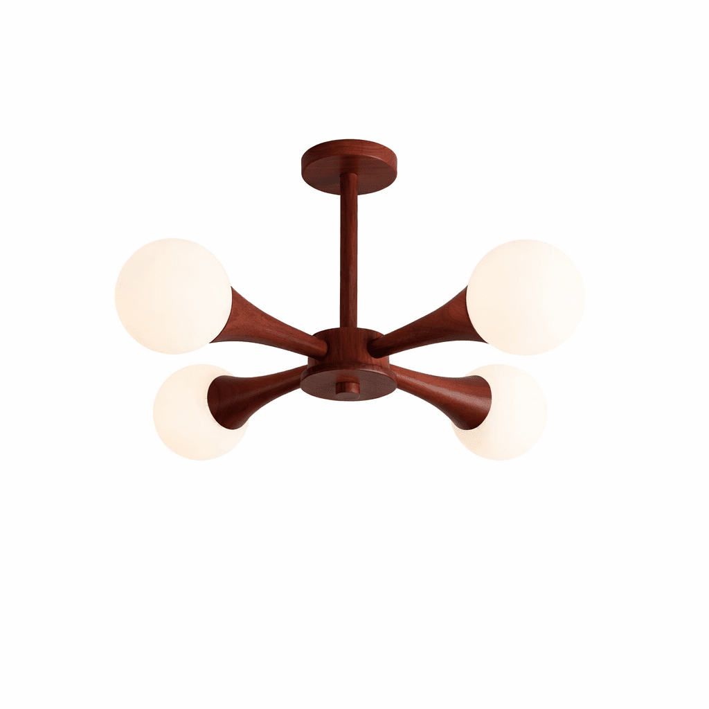 Briarshire Wooden Nera Chandelier