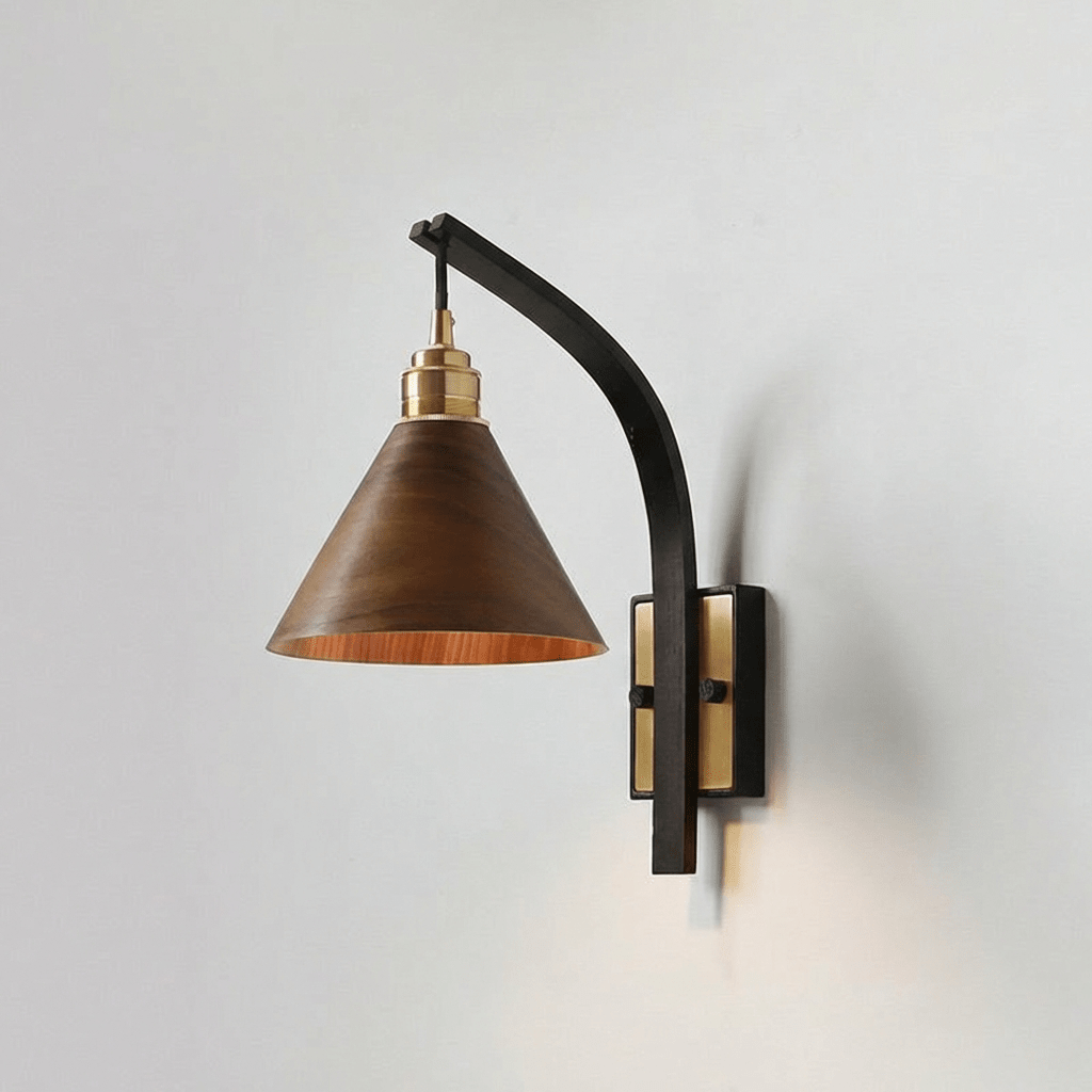 Hawmont Camber Arc Indoor Wall Light