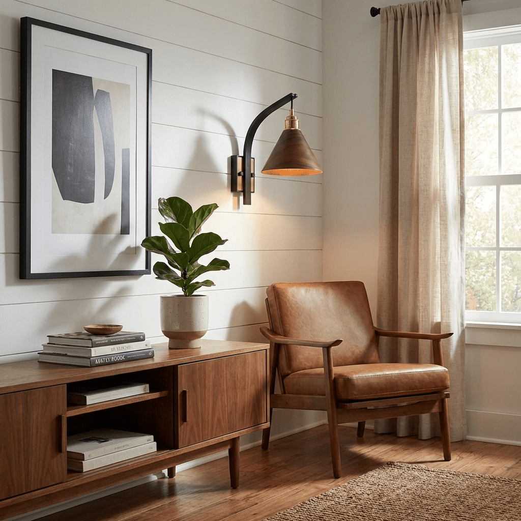 Hawmont Camber Arc Indoor Wall Light