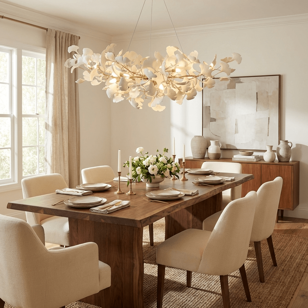 Fioraford Bloom Gingko Chandelier