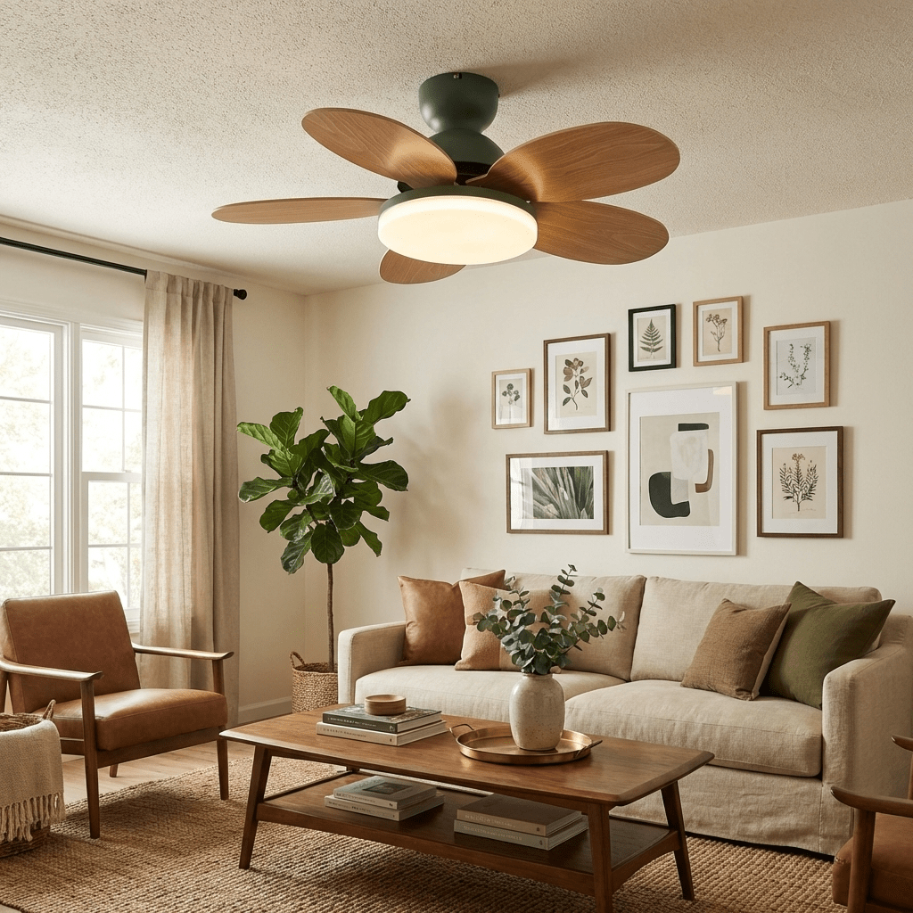 Norborne Wood Ceiling Fan Light