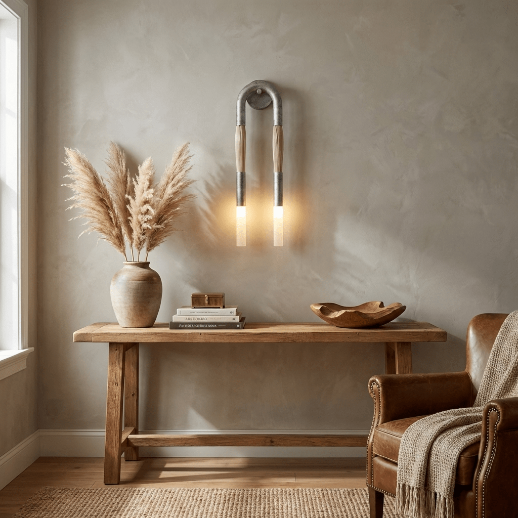 Neracrest Horsehair Indoor Wall Light