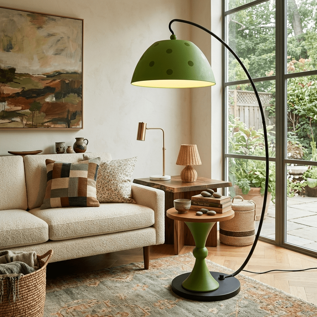 Virelle Playful Arc Floor Lamp