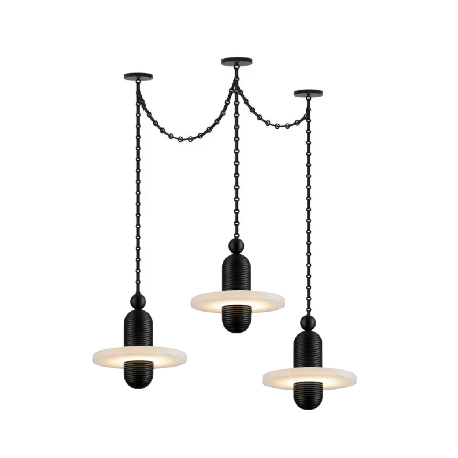 Hadrian Orbital Drift Chain Chandelier