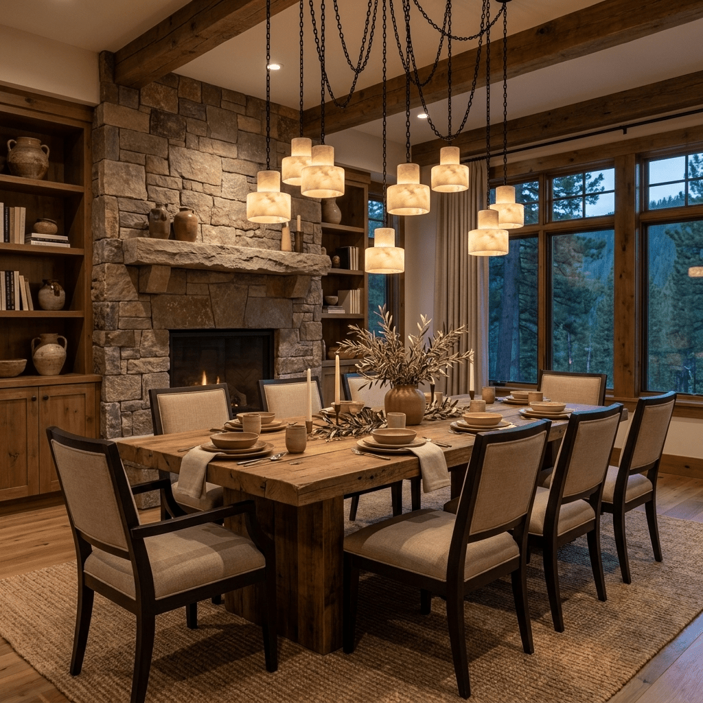 Leocadie Multi-Tier Chain Drum Pendant Lamp