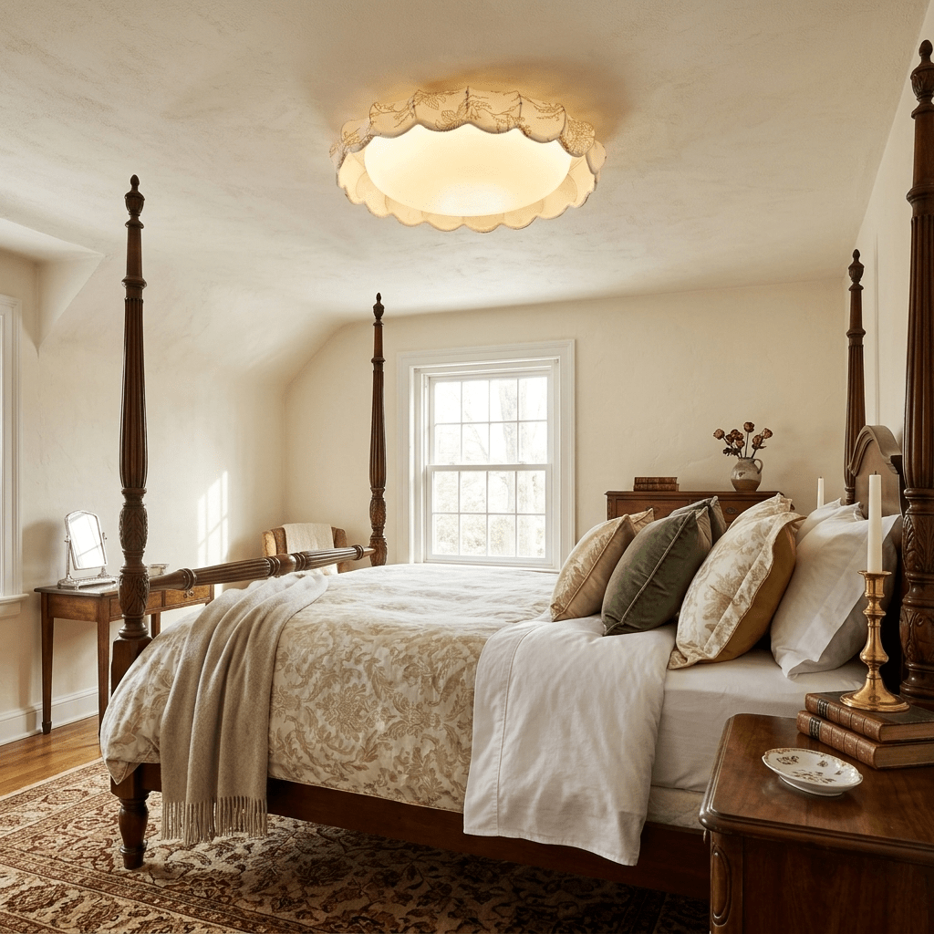 Delaridge Lunaria Veil Flush Mount Ceiling Light