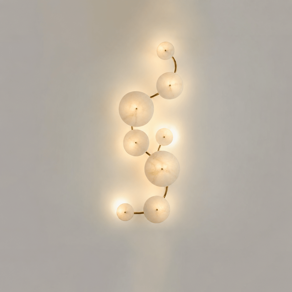 Cluster Alabaster Sconce