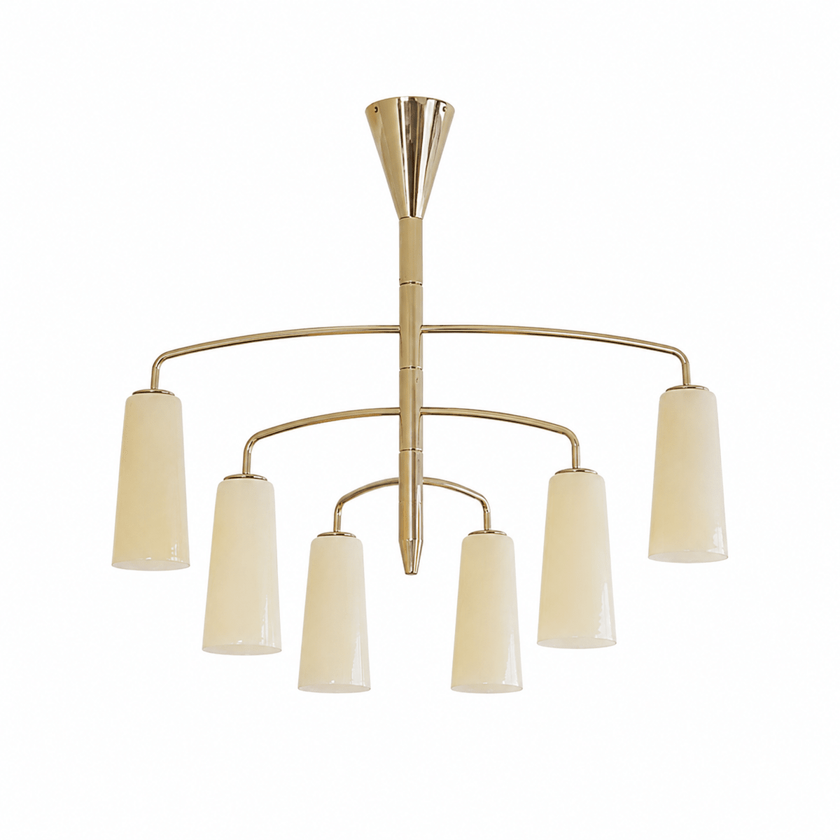 Spiral Tiered Chandelier
