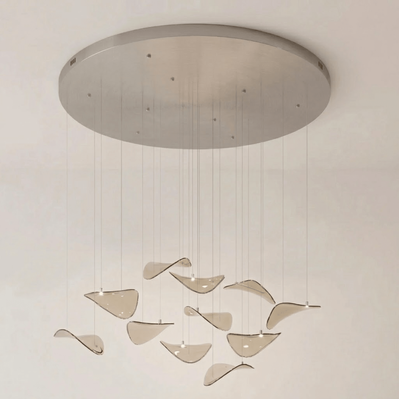 Beauvale Wave Floating Leaf Chandelier