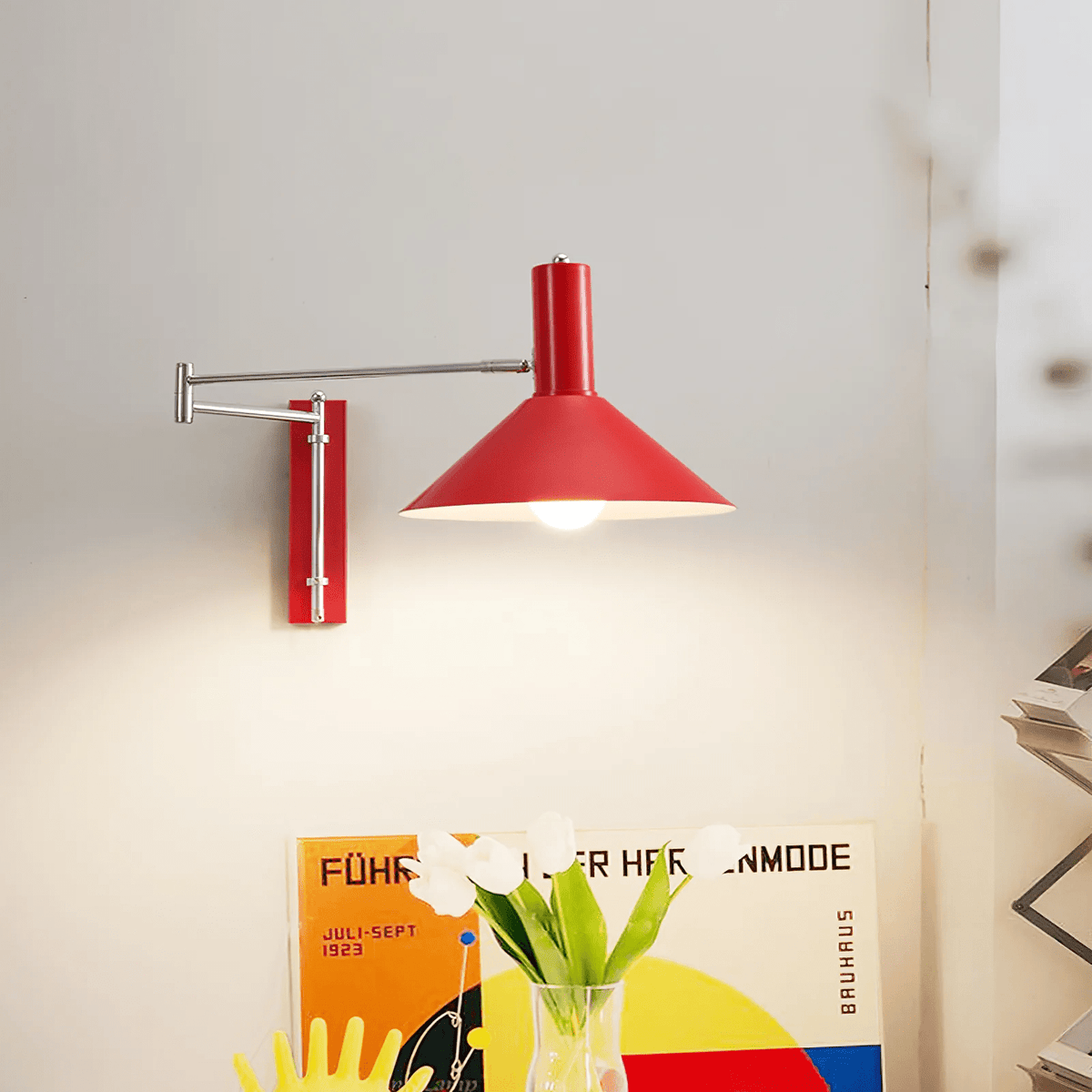 Cone Swing Arm Wall Sconce