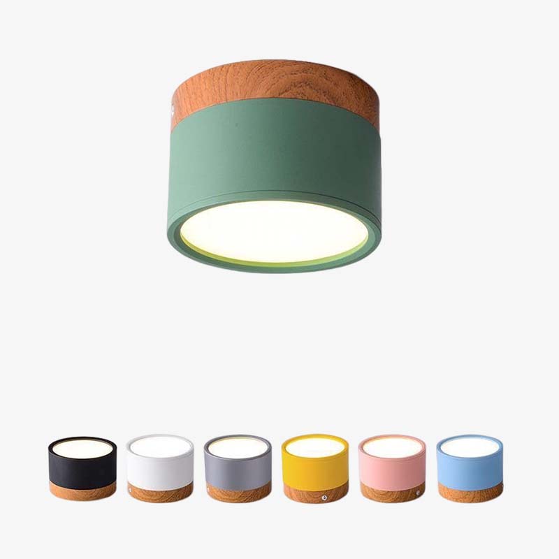 Valentina Modern Cylindrical /Acrylic Flush Mount Ceiling Light Hallway - Neutral Decor