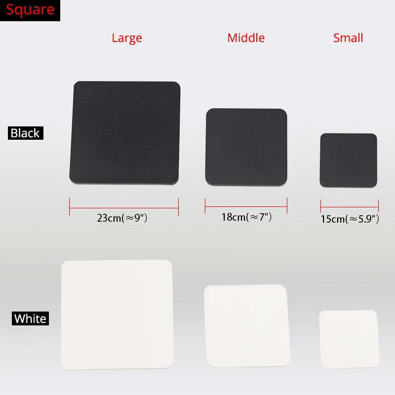 Klyne Minimalist Round/Square Outdoor Wall Lamp LED, Black/White - Neutral Decor