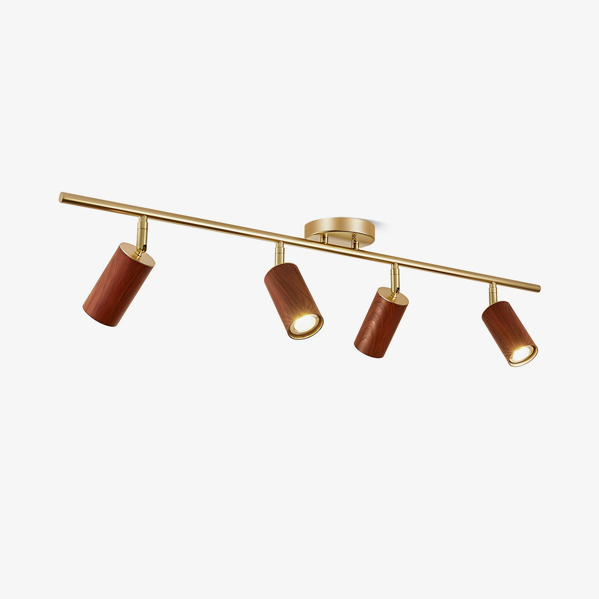 Caspwell Wood Flush Mount Ceiling Light