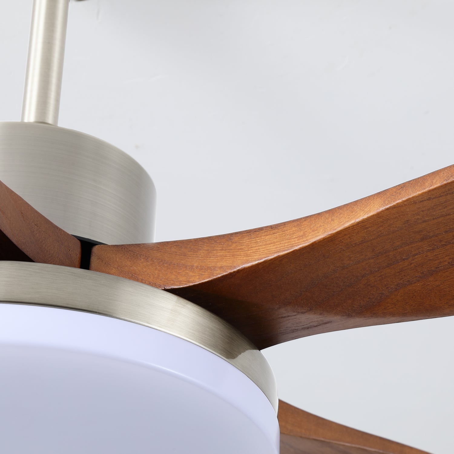 Alduira Modern Wood Ceiling Fan Light