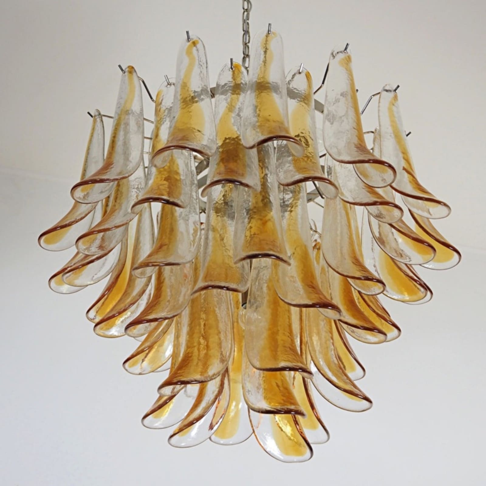 Eiroeon Chandelier Murano Glass Tiered Italian