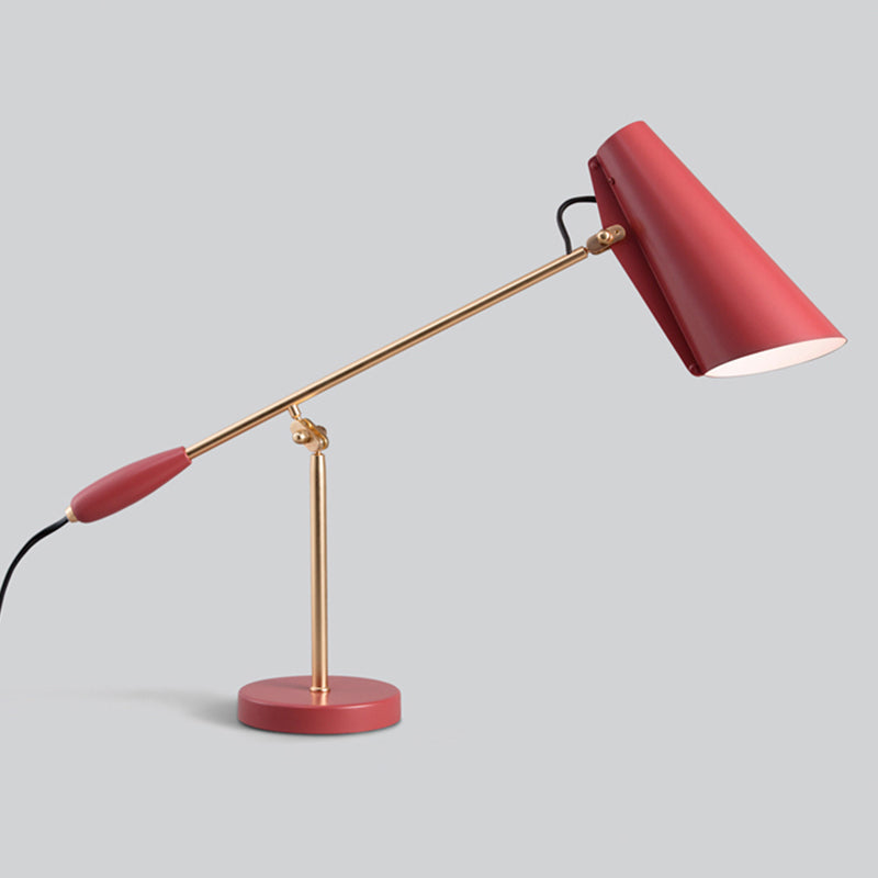 Orbix Steel Mid-Century Table Lamp