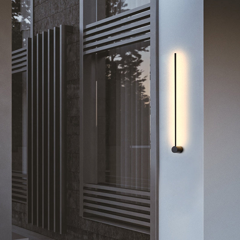Arisha Minimalist Rotatable Linear LED Outdoor Wall Lamp Corridor Garden - Neutral Decor