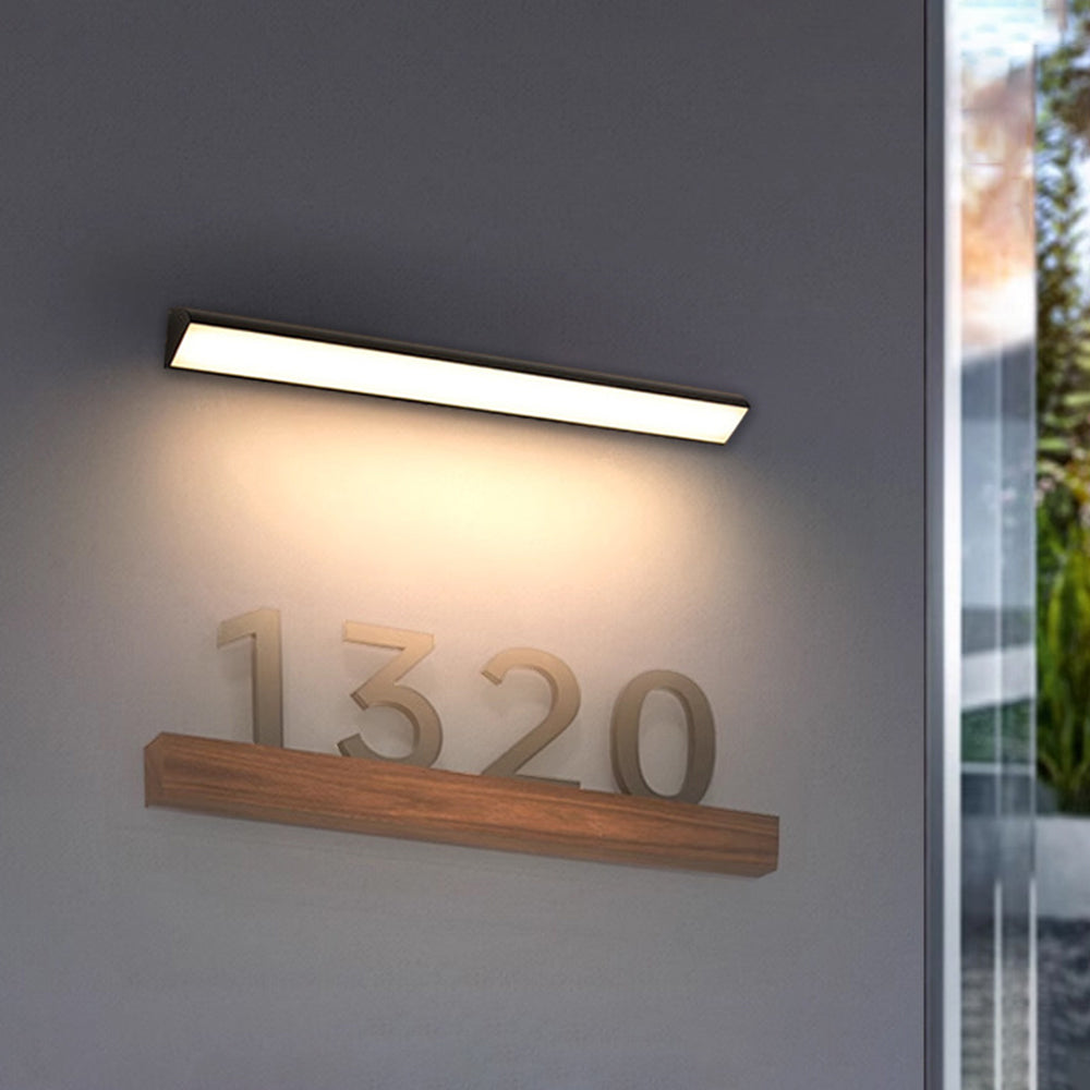Arisha Modern Tri-Prism Acrylic Waterproof Outdoor Wall Lamp - Neutral Decor