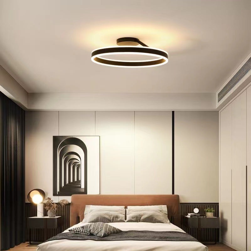 Arisha Modern Circle Flush Mount Ceiling Light Bedroom - Neutral Decor