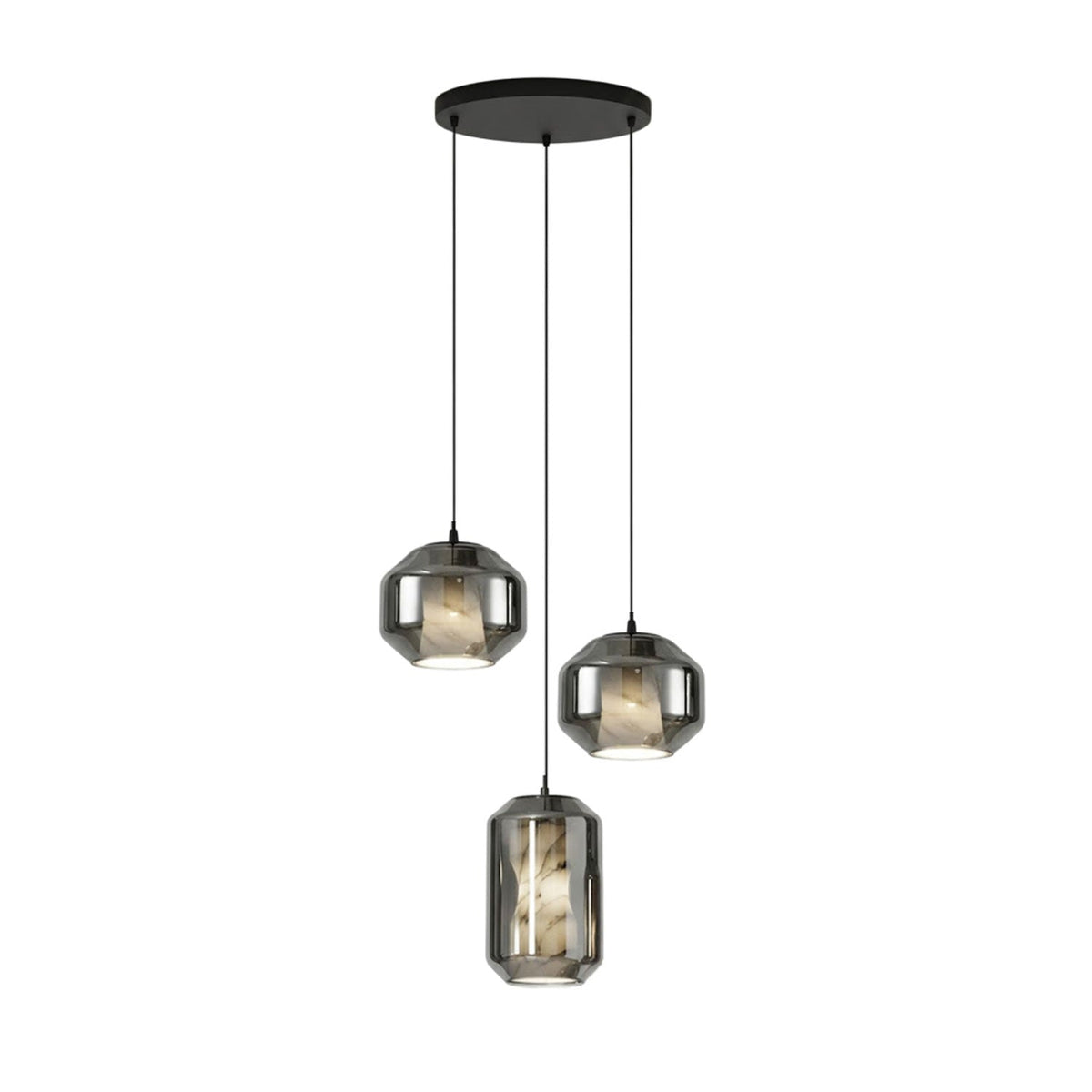 Edenborne Alabaster Glass Cylinder Pendant Light