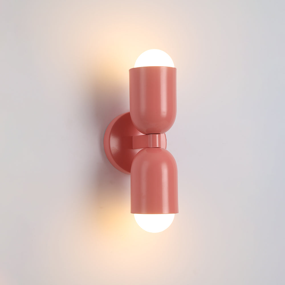 Valentina Modern Art Decoration Double-Headed Colorful Wall Lamp - Neutral Decor