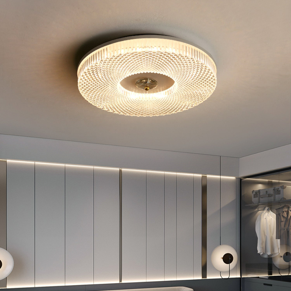 Kristy Modern Round LED Flush Mount Ceiling Light Bedroom - Neutral Decor