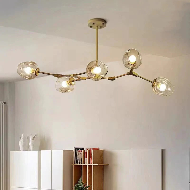 Valentina Nordic Modern Glass Pendant Light Bubble - Neutral Decor