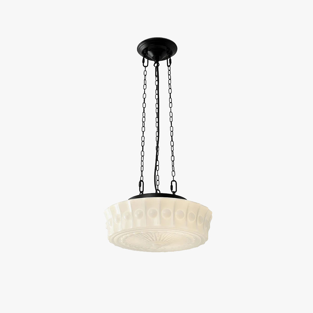 Valentina Vintage French Country Dome Pendant Light Living Room - Neutral Decor