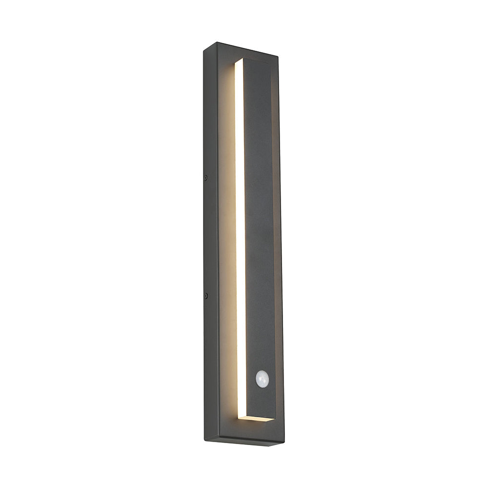 Arisha Modern Square Ring Outdoor Wall Lamp, Dark/Gray Bronze - Neutral Decor