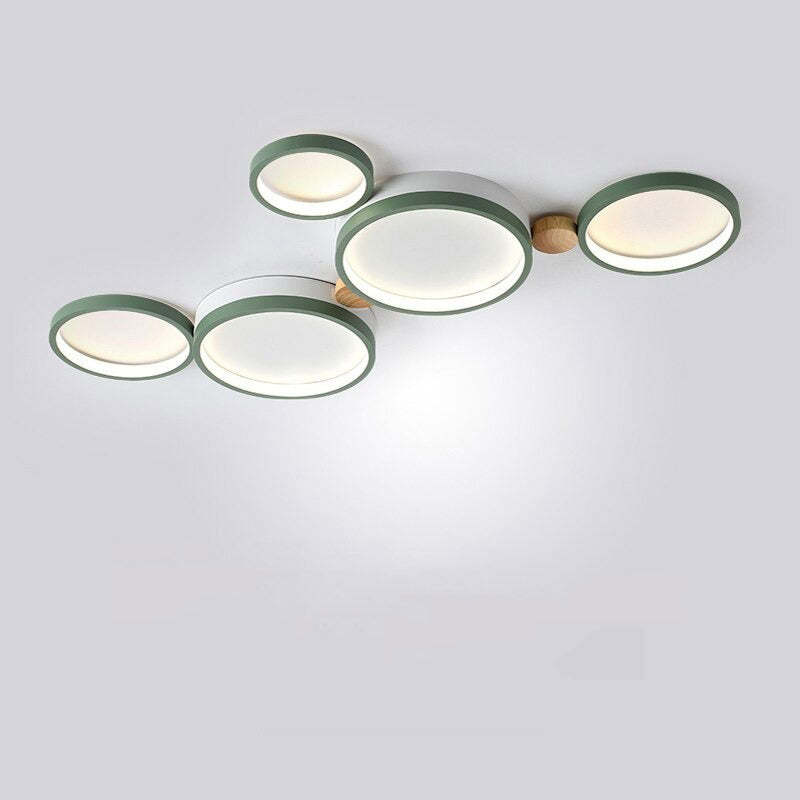 Arisha Round Flush Mount Ceiling Light Bedroom - Neutral Decor