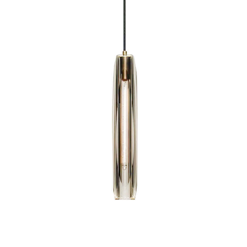 Arisha Brass Designer LED Glass Pendant Lamp - Neutral Decor