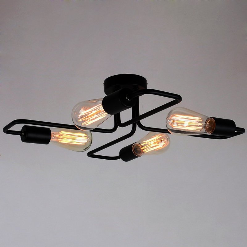 Epoch Modern Minimalist Industrial Flush Mount Ceiling Light - Neutral Decor