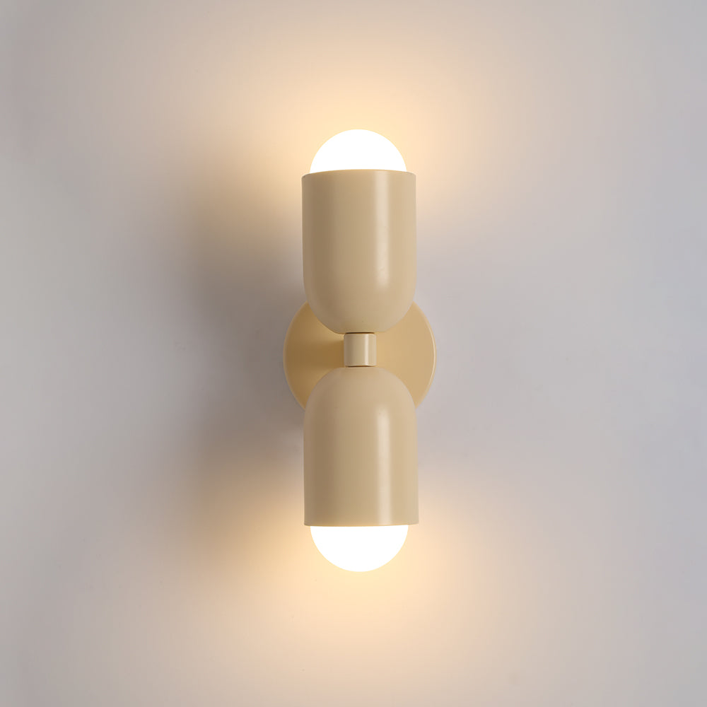Valentina Modern Art Decoration Double-Headed Colorful Wall Lamp - Neutral Decor