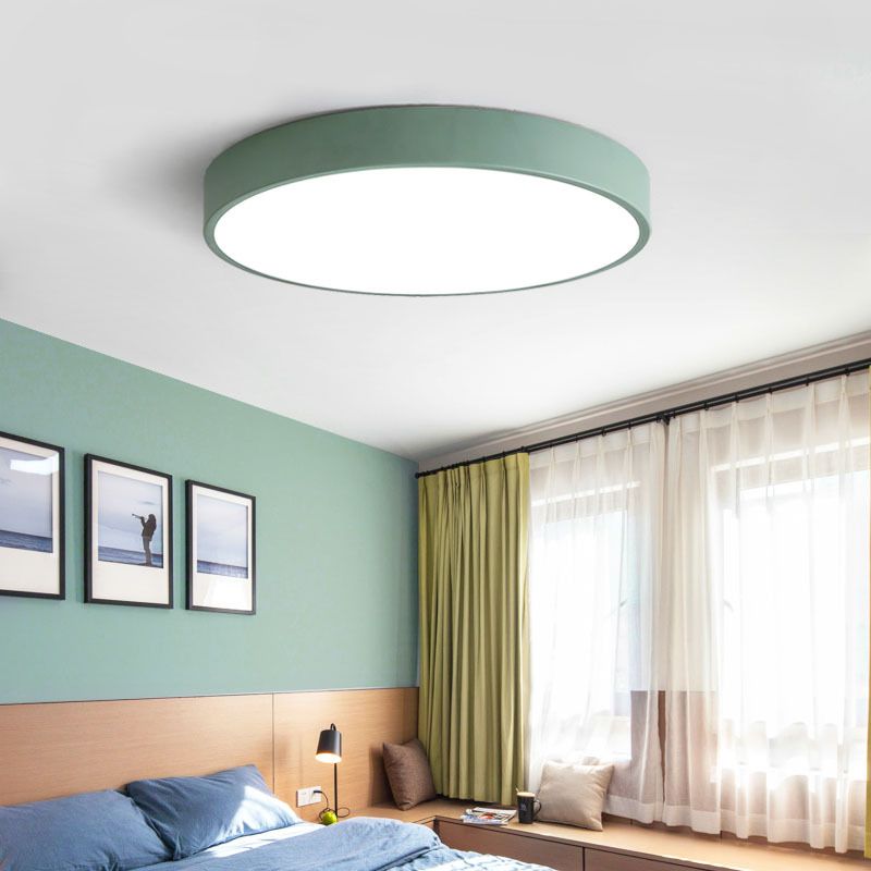 Valentina Ceiling Light Round Flush Mount Bedroom - Neutral Decor