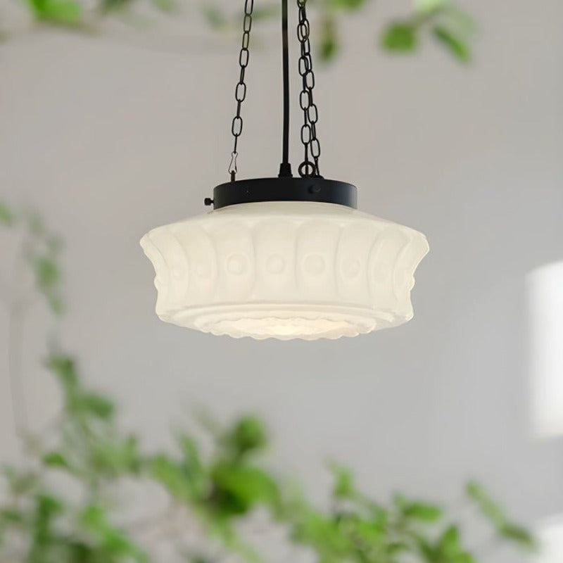 Valentina Vintage French Country Dome Pendant Light Living Room - Neutral Decor