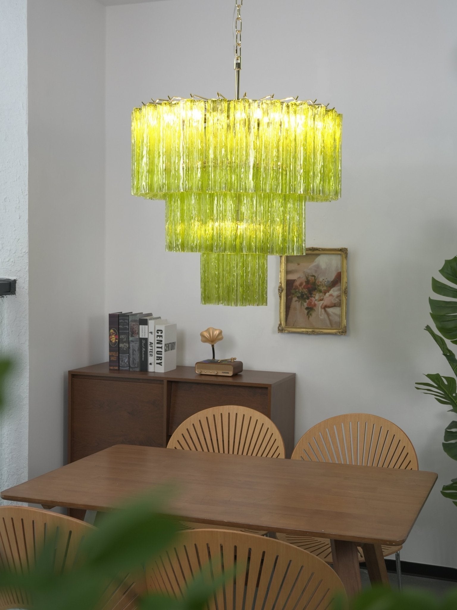Wexn Glacier Tier Glass Chandelier
