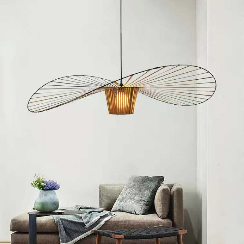 Ritta Modern Flower Fabric Pendant Light - Neutral Decor