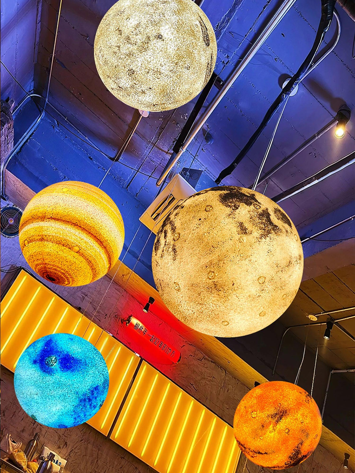 CosmoSphere Planetary Pendant Light