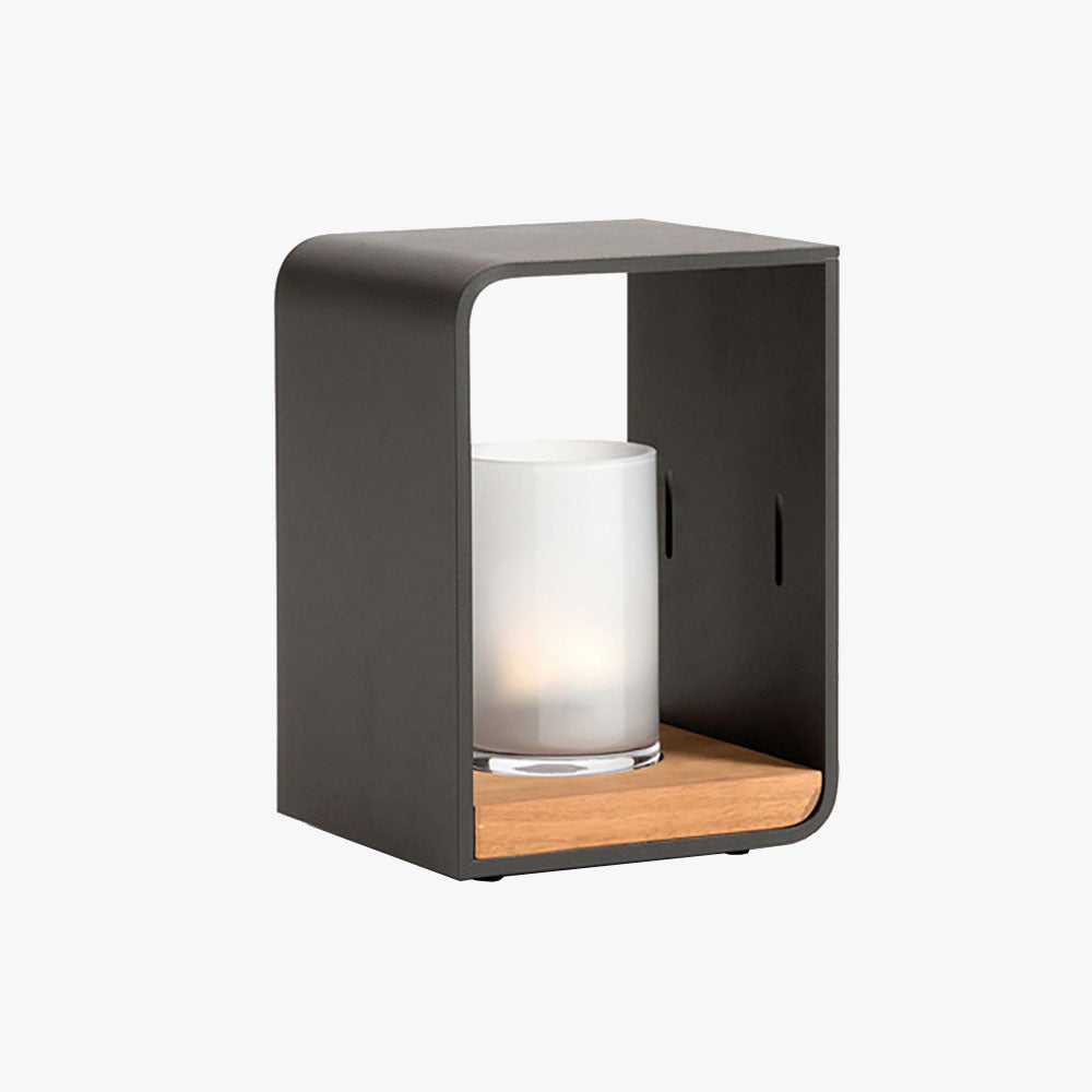 Ray Minimalist Cuboid Candle Outdoor Floor Lamp Garden - Neutral Decor
