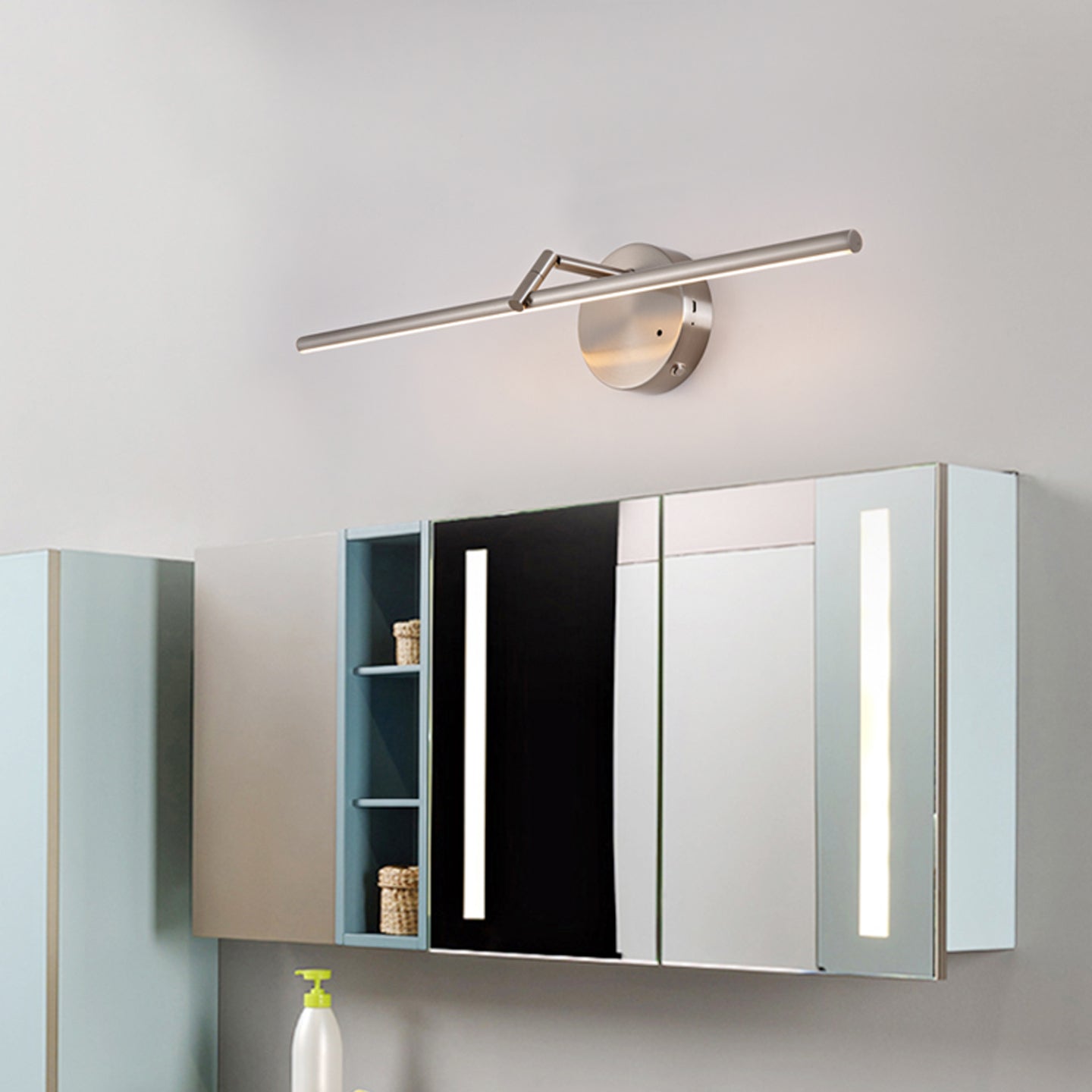 Suly Slim Gold Rechargeable Wall Light